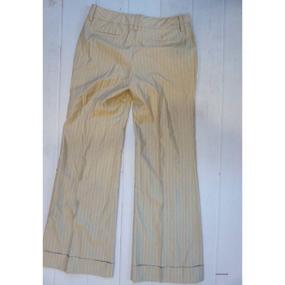 Banana Republic Striped Wool/Silk Martin Fit Wide Leg Pants - Size 6, NWT - Picture 9 of 9